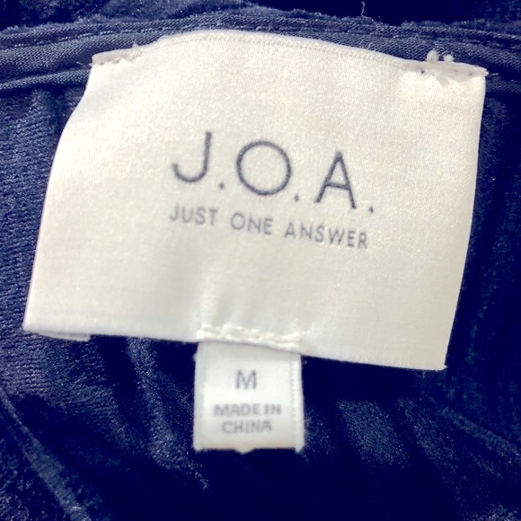 J.O.A Duster Velvet Cardigan Draped Jacket Size Medium - Picture 13 of 15